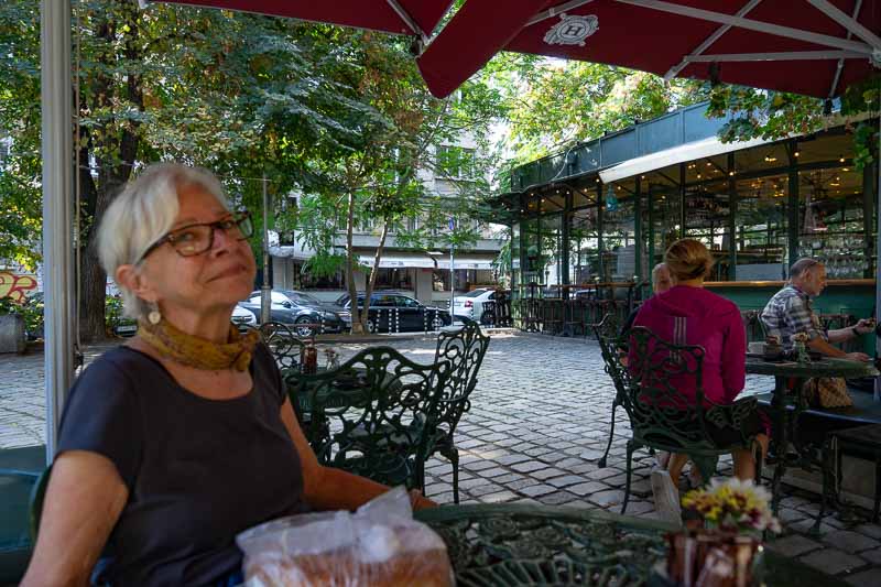 Coffee at the outdoor Cafe