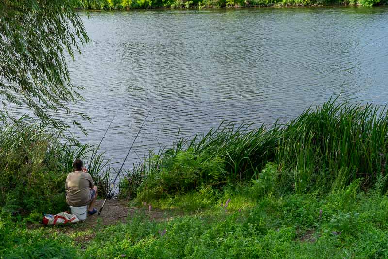Fisherman on the Maritsa River