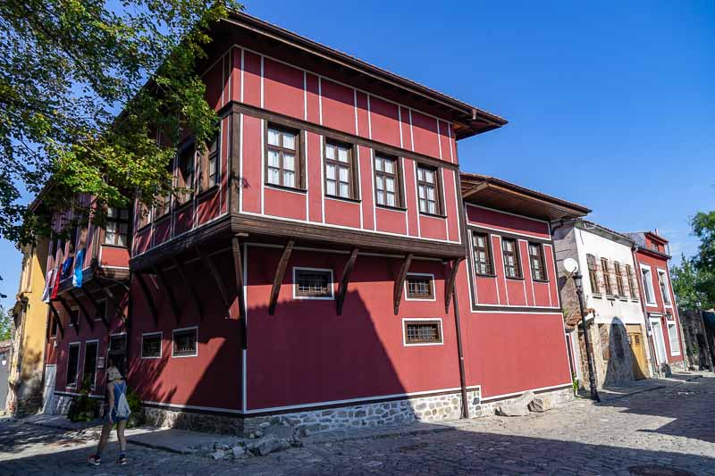 Old Town Plovdiv Street Scene