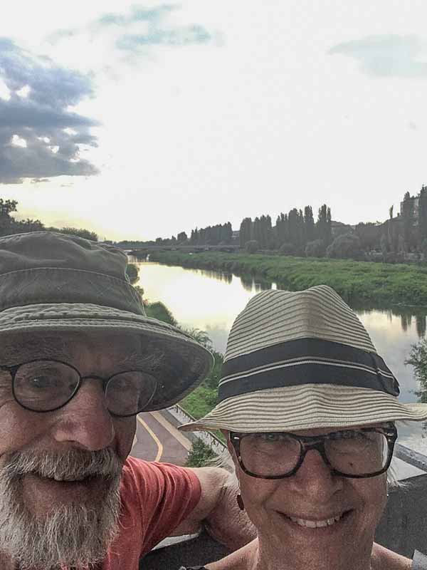 Walking the path along the Maritsa River