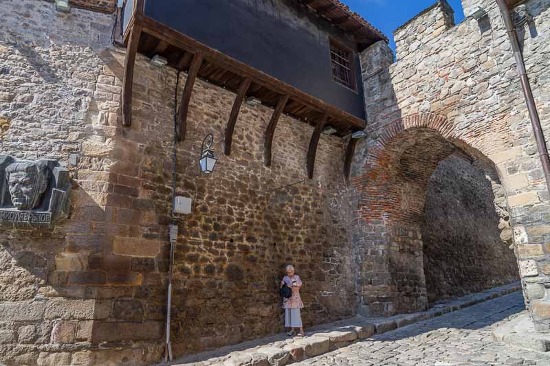 Middle Age East Gate & Fortress Wall 