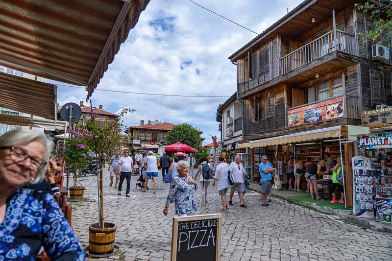 Pizza in Old Town Sozopol