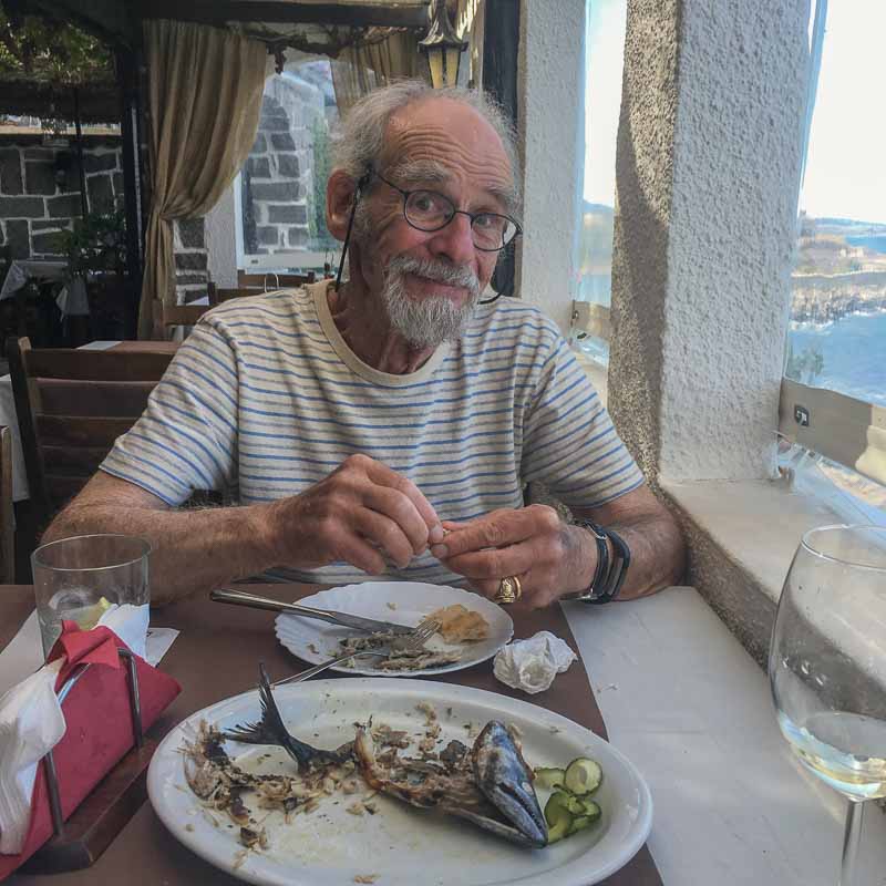 Lunch in Old Town, ate the catch of the day
