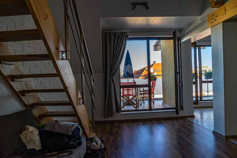 Interior of our airbnb