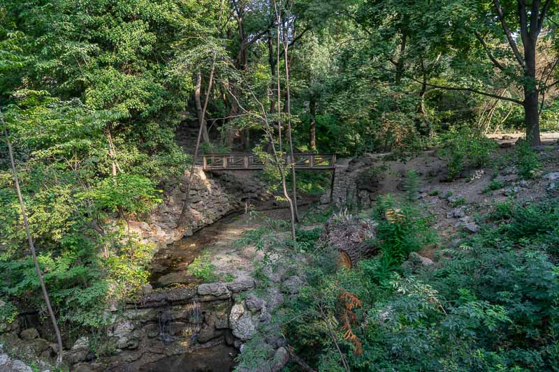 Landscape in Varna Sea Garden Park