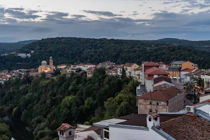 City scape with Sveta Bogorodica Church, Veliko 