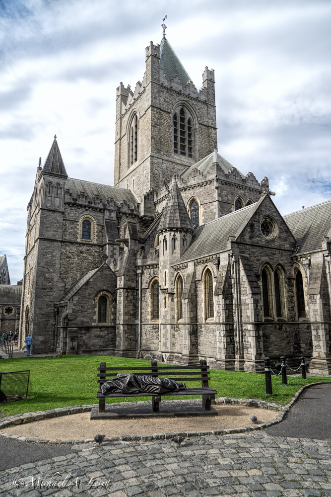 Christ Church Cathedral Homeles Sculpture