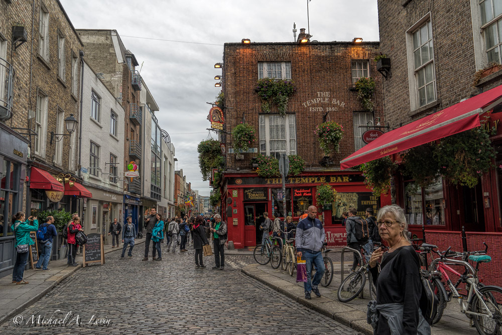 The Temple Bar District Street Scene